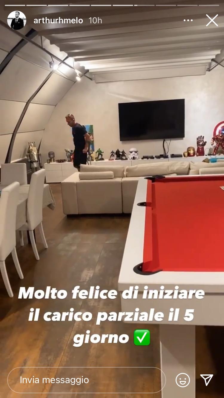 Arthur fa passi da gigante: gli aggiornamenti sul recupero 39 WhatsApp Image 2021 07 22 at 07.51.28