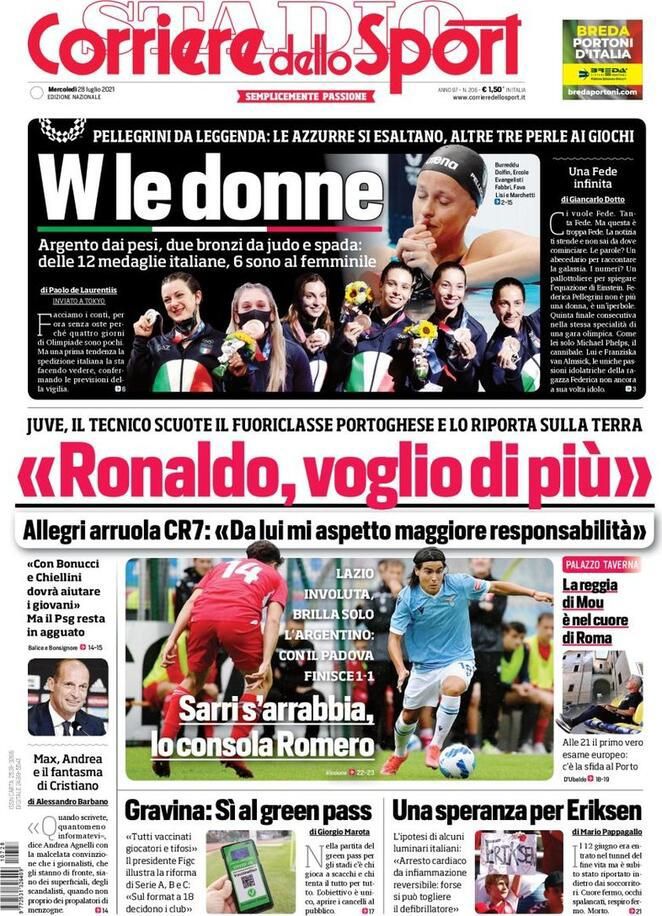 Rassegna stampa Juve: prime pagine quotidiani sportivi - 28 luglio 2021 44 WhatsApp Image 2021 07 28 at 07.41.53