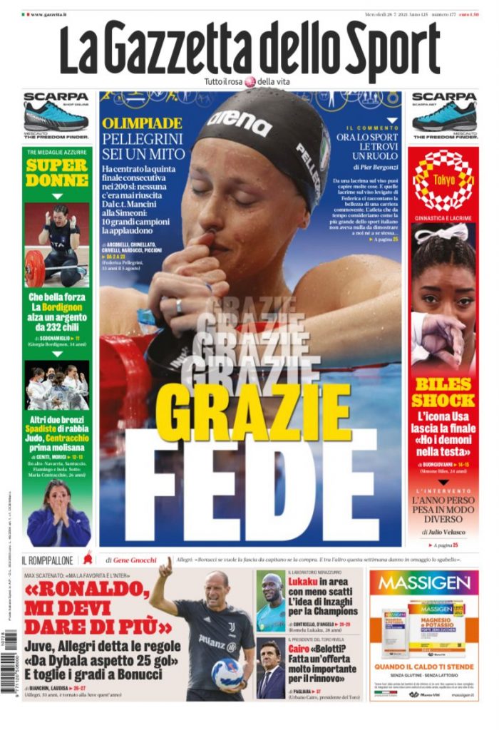 Rassegna stampa Juve: prime pagine quotidiani sportivi - 28 luglio 2021 45 WhatsApp Image 2021 07 28 at 07.43.07