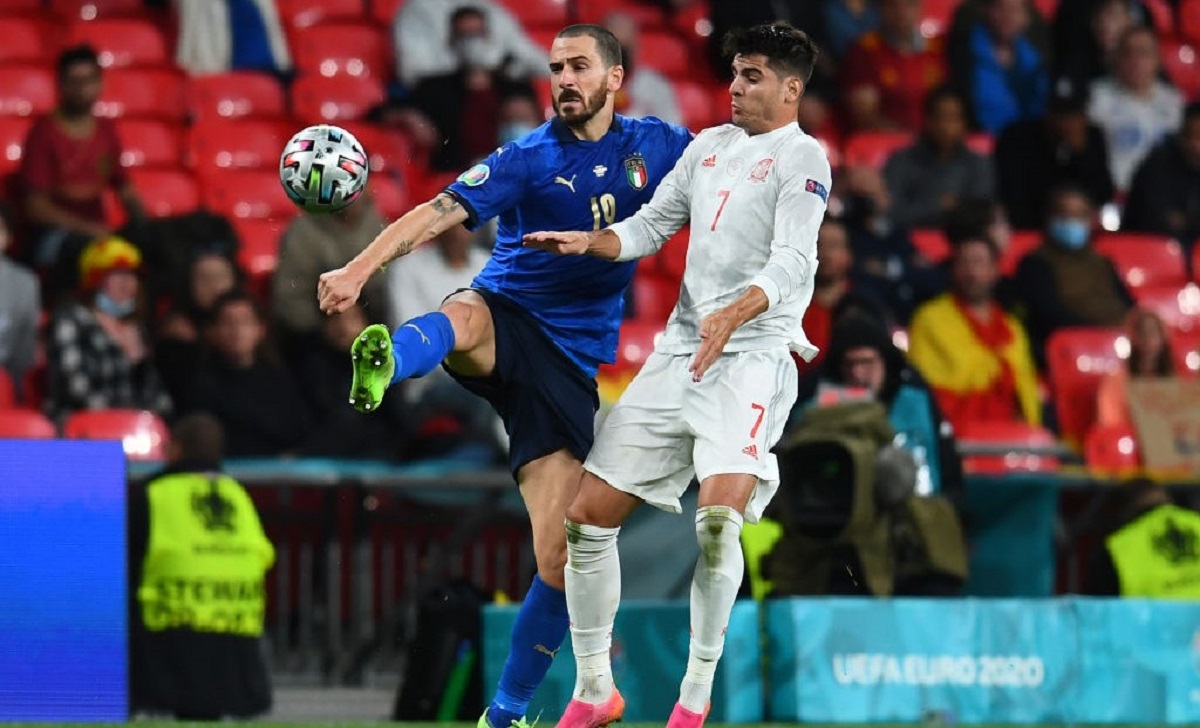 Bonucci, retroscena su Morata: «Ci siamo parlati alla fine di Italia Spagna» 36 bonucci morata
