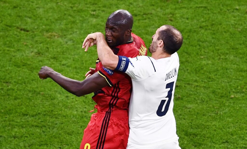 Chiellini lukaku belgio italia