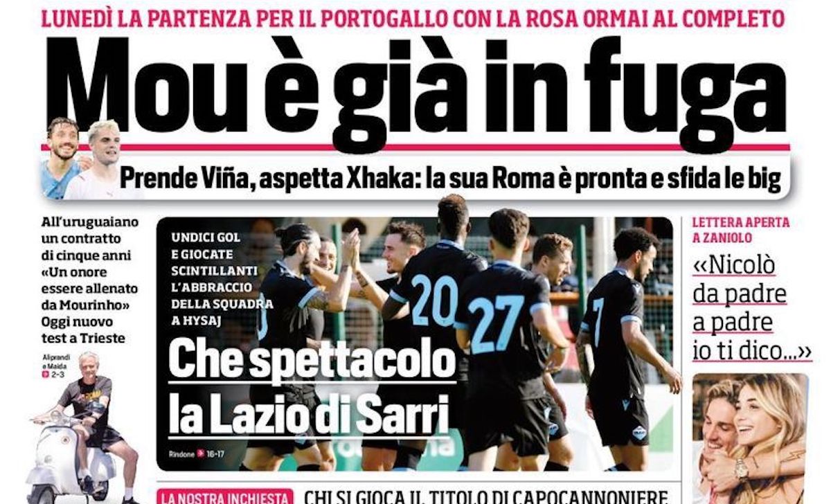 Rassegna stampa Juve: prime pagine quotidiani sportivi - 21 luglio 2021 42 corriere dello sport 1