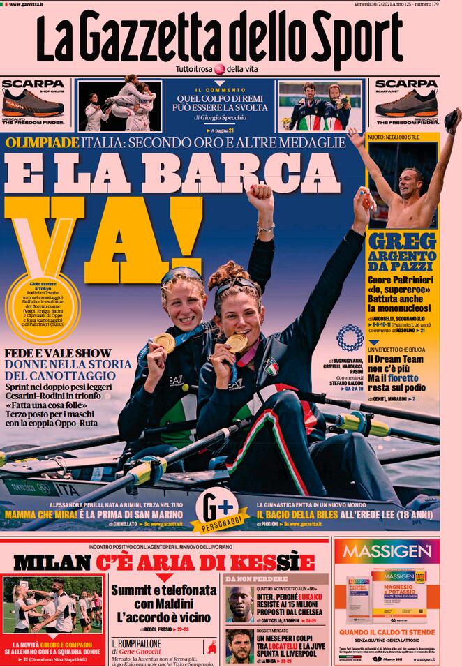 Rassegna stampa Juve: prime pagine quotidiani sportivi - 30 luglio 2021 44 gazzetta 6