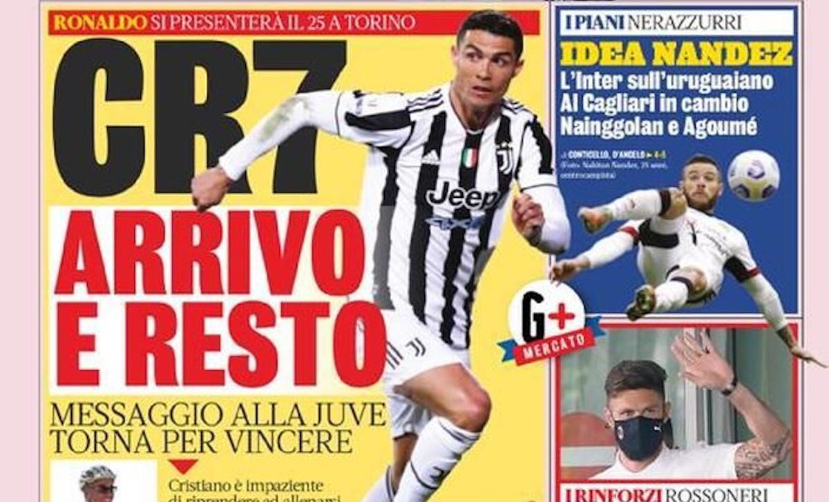 Rassegna stampa Juve: prime pagine quotidiani sportivi - 16 luglio 2021 42 gazzetta dello sport