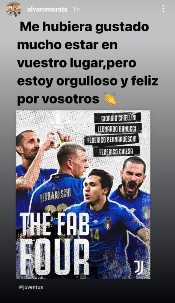 Morata ha un messaggio per i quattro juventini: l'ha scritto dopo la finale - FOTO 39 morata