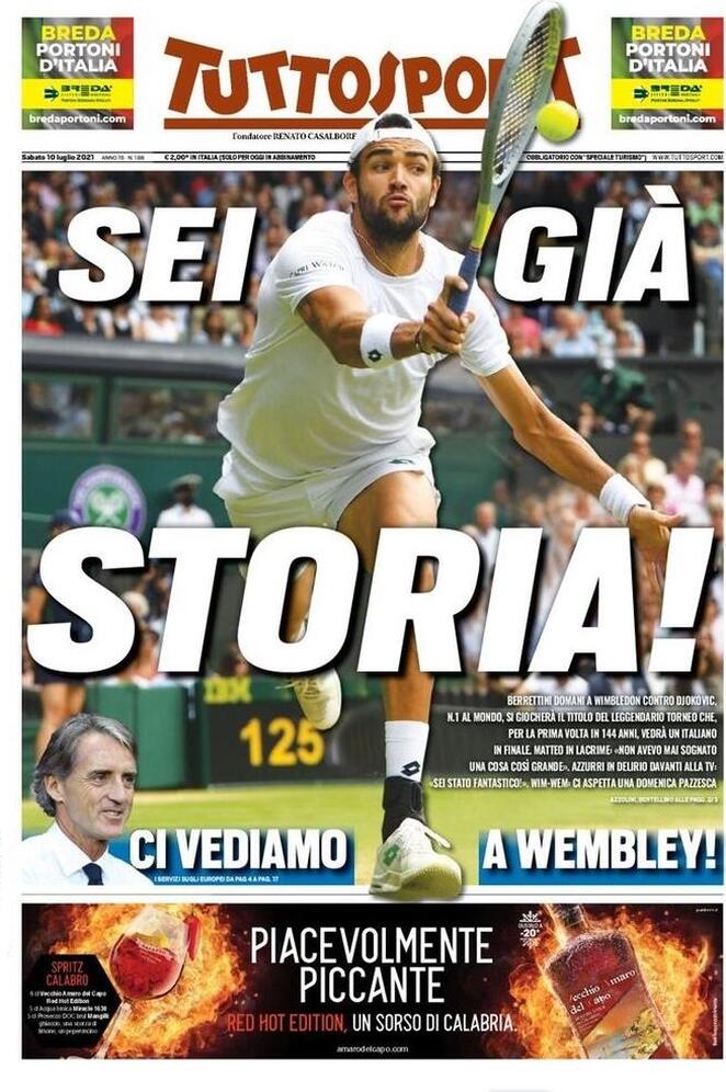Rassegna stampa Juve: prime pagine quotidiani sportivi - 10 luglio 2021 43 tuttosport 6