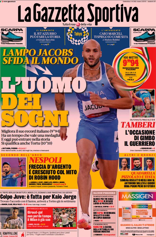 Rassegna stampa Juve: prime pagine quotidiani sportivi - 1 agosto 2021 44 IMG 20210801 WA0001