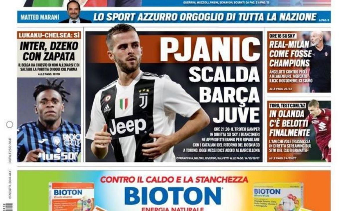 Rassegna stampa Juve: prime pagine quotidiani sportivi - 8 agosto 2021 42 Progetto senza titolo 2021 08 08T074133.193