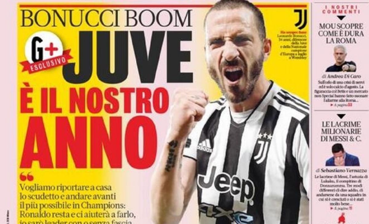 Rassegna stampa Juve: prime pagine quotidiani sportivi - 10 agosto 2021 42 Progetto senza titolo 2021 08 10T072406.781