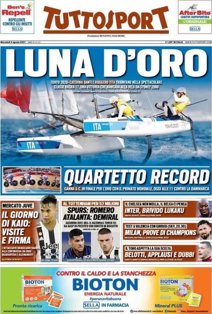 Rassegna stampa Juve: prime pagine quotidiani sportivi - 4 agosto 2021 45 WhatsApp Image 2021 08 04 at 06.52.05