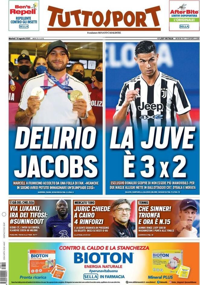 Rassegna stampa Juve: prime pagine quotidiani sportivi - 10 agosto 2021 43 WhatsApp Image 2021 08 10 at 07.15.24