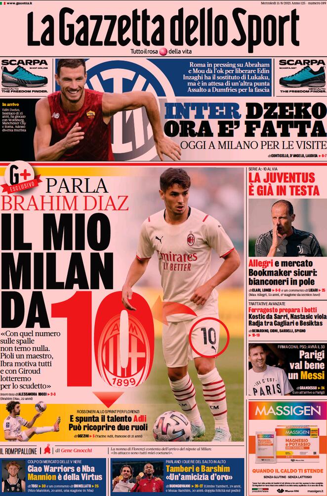 Rassegna stampa Juve: prime pagine quotidiani sportivi - 11 agosto 2021 45 WhatsApp Image 2021 08 11 at 07.25.34 1