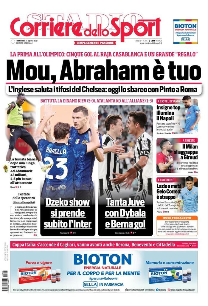 Rassegna stampa Juve: prime pagine quotidiani sportivi - 15 agosto 2021 44 WhatsApp Image 2021 08 15 at 07.09.23