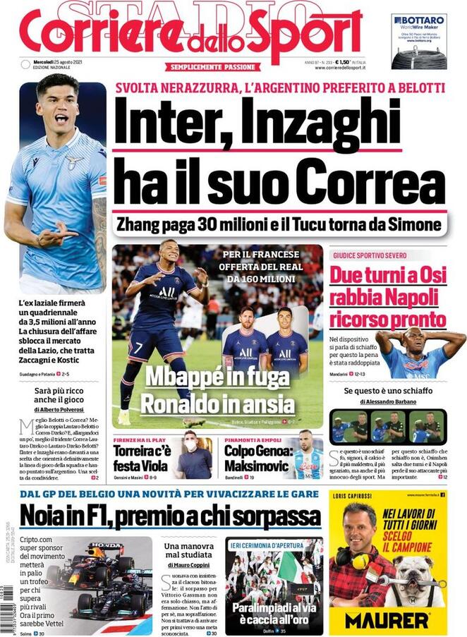 Rassegna stampa Juve: prime pagine quotidiani sportivi - 25 agosto 2021 43 WhatsApp Image 2021 08 25 at 07.42.15 2