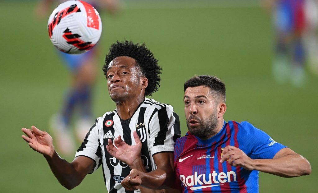 Cuadrado jordi alba barcellona juve
