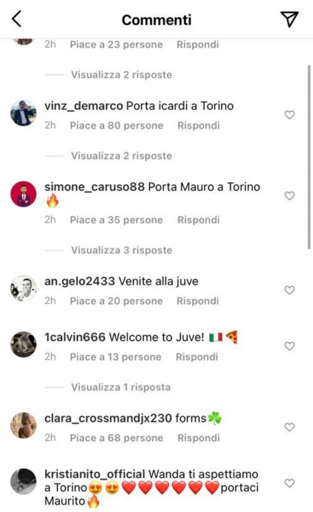 Icardi Juve, i tifosi a Wanda Nara: «Portaci Mauro» - FOTO 39 ebeab096 fd29 4a72 82bf e166043ddb54 1
