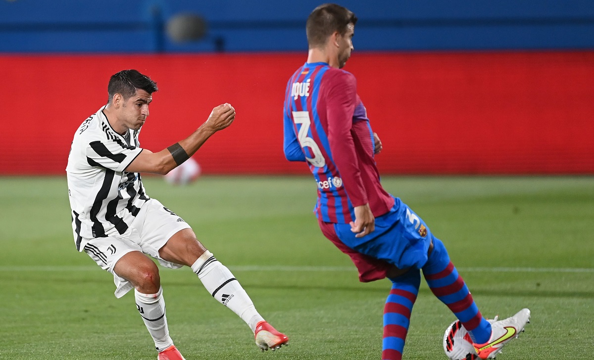 Piqué: «Abbiamo dato spettacolo contro la Juve. L'addio di Messi...» 36 morata pique barcellona juve