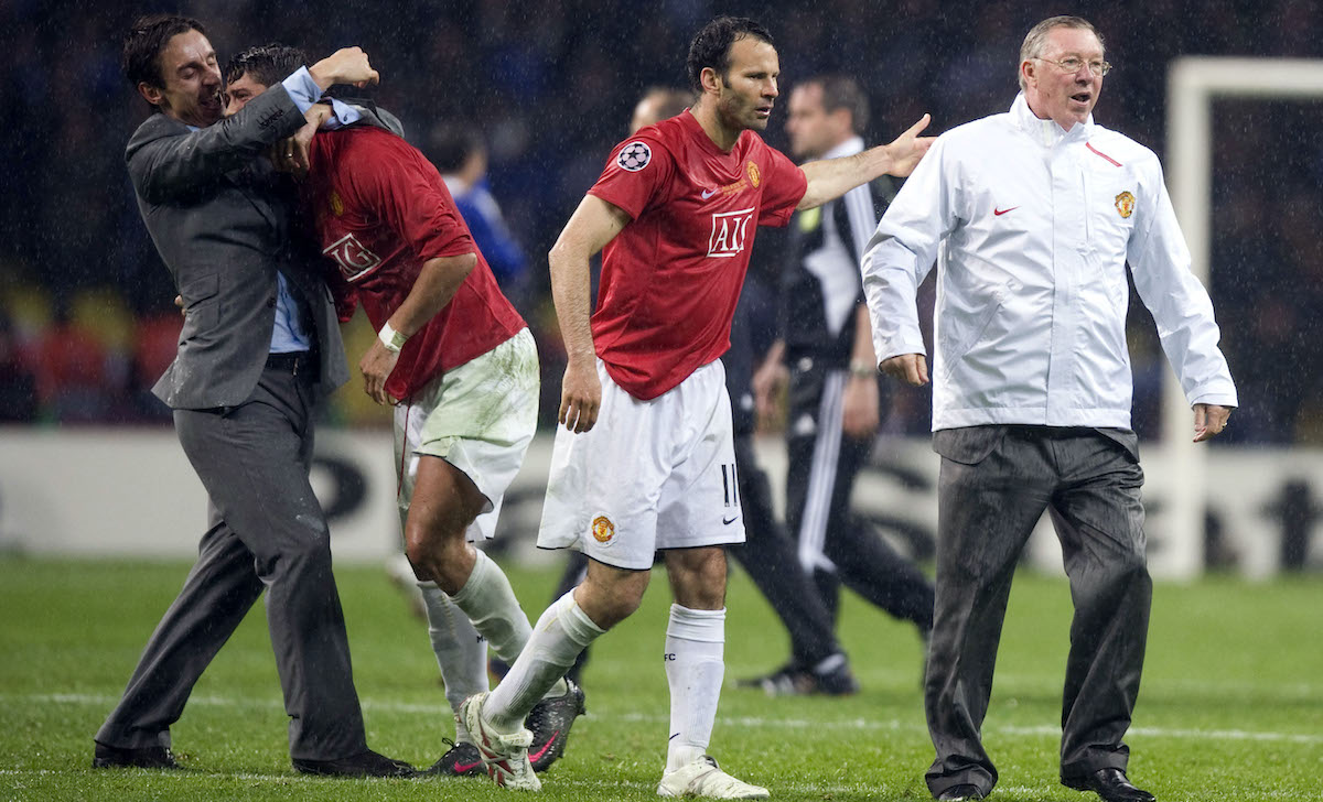 Ronaldo: «Non riesco a spiegare le mie emozioni». Poi fa una dedica speciale 36 ronaldo giggs ferguson manchester united