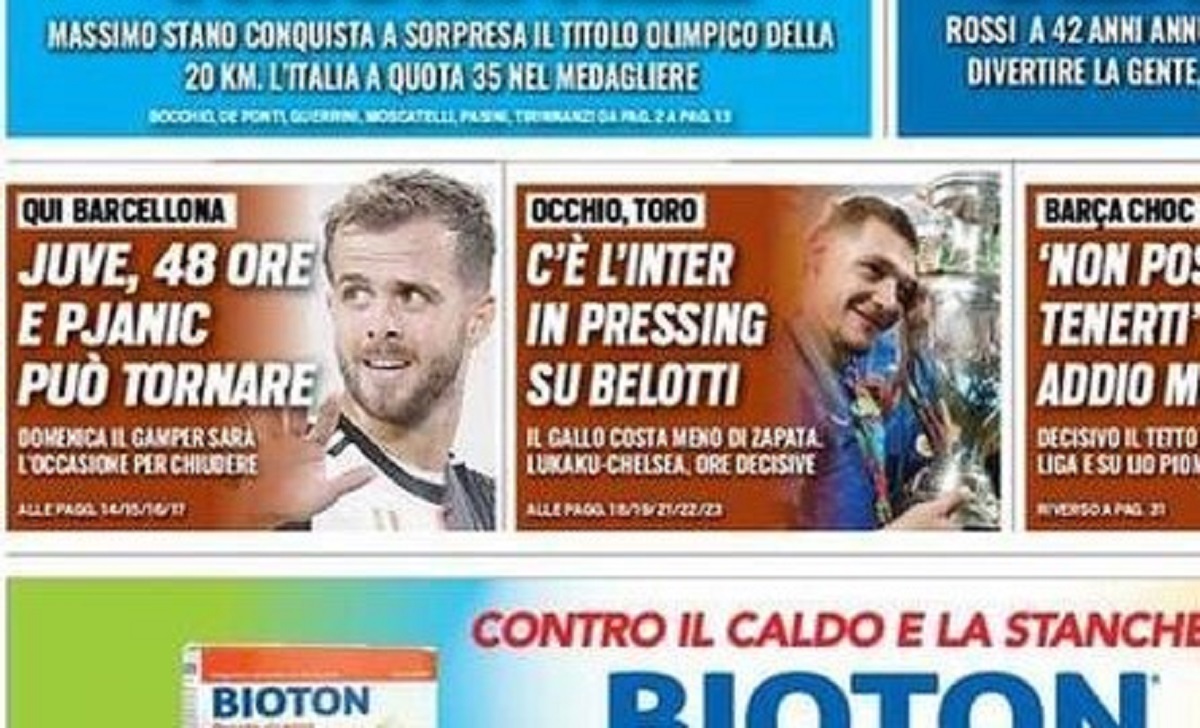 Rassegna stampa Juve: prime pagine quotidiani sportivi - 6 agosto 2021 42 tuttosport 2