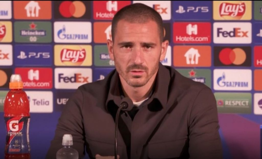 Bonucci conferenza Malmoe Juve