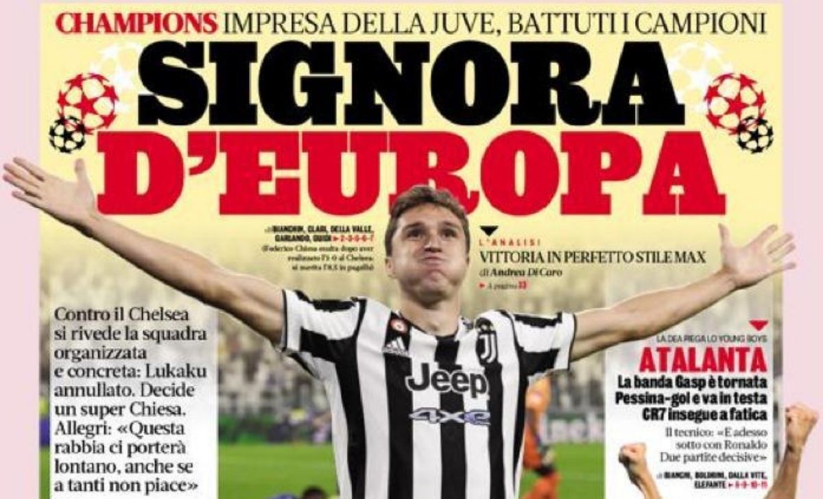 Rassegna stampa Juve: prime pagine quotidiani sportivi - 30 settembre 2021 42 Progetto senza titolo 2021 09 30T071517.558
