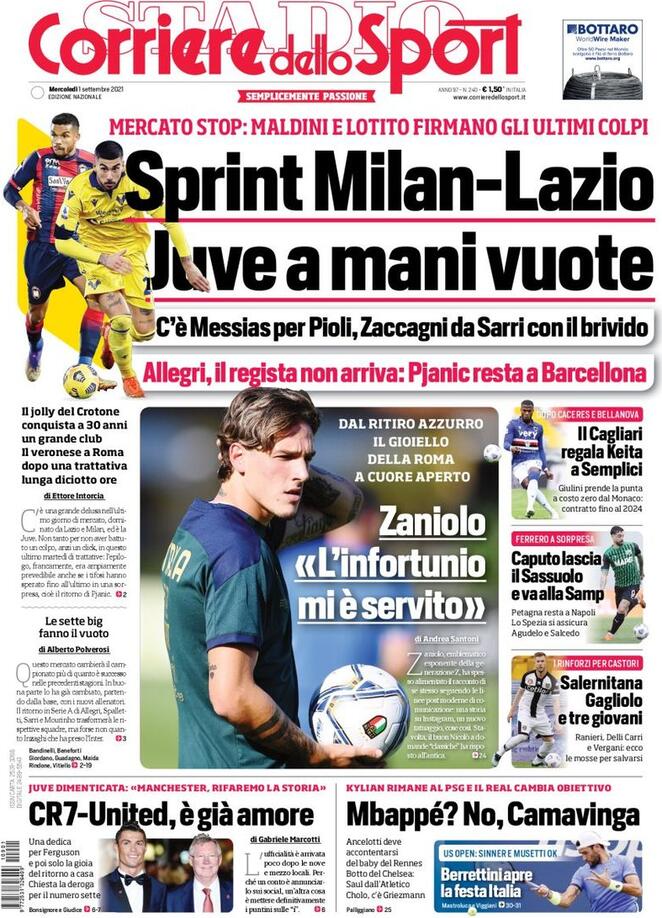 Rassegna stampa Juve: prime pagine quotidiani sportivi - 1 settembre 2021 44 WhatsApp Image 2021 09 01 at 07.39.34