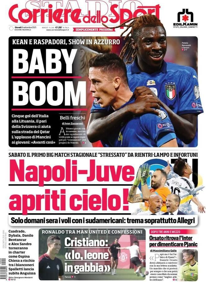 Rassegna stampa Juve: prime pagine quotidiani sportivi - 9 settembre 2021 43 WhatsApp Image 2021 09 09 at 07.26.01
