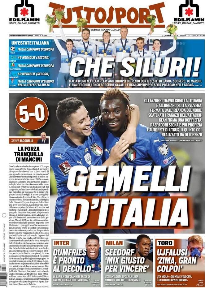 Rassegna stampa Juve: prime pagine quotidiani sportivi - 9 settembre 2021 44 WhatsApp Image 2021 09 09 at 07.26.02
