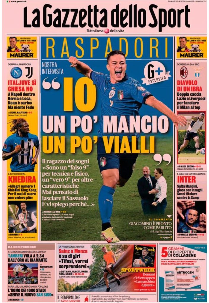 Rassegna stampa Juve: prime pagine quotidiani sportivi - 10 settembre 2021 9 WhatsApp Image 2021 09 10 at 07.38.58