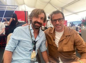 Pirlo e Del Piero al GP di Monza: lo scatto social a tinte bianconere