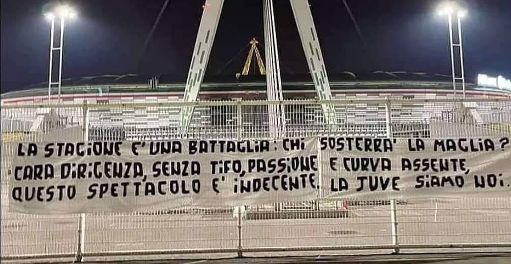 Striscione tifosi Juve: «Questo spettacolo è indecente» - FOTO 39 WhatsApp Image 2021 09 13 at 14.53.58