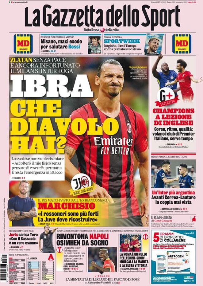 Rassegna stampa Juve: prime pagine quotidiani sportivi - 17 settembre 2021 9 WhatsApp Image 2021 09 17 at 07.25.19