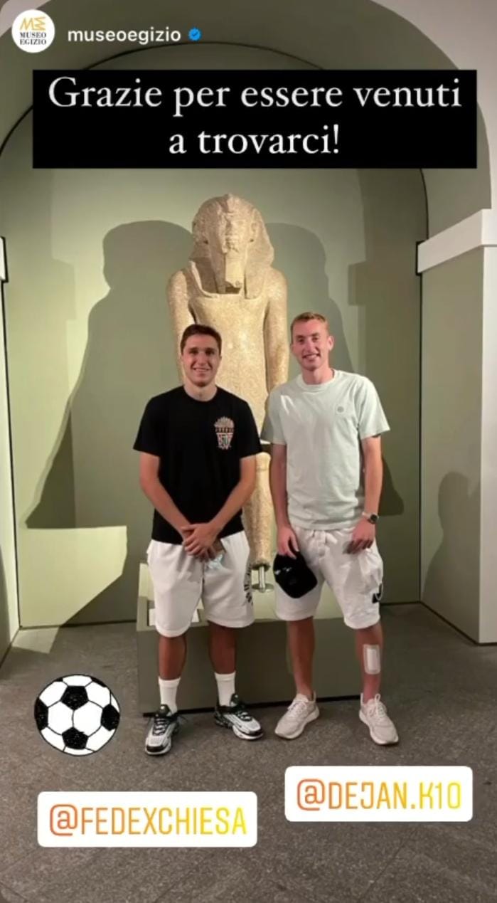 Chiesa e Kulusevski: due ospiti speciali al Museo Egizio di Torino - FOTO 39 WhatsApp Image 2021 09 17 at 20.55.15