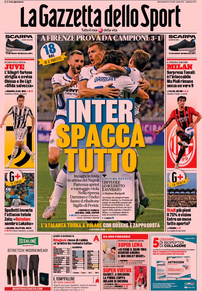 Rassegna stampa Juve: prime pagine quotidiani sportivi - 22 settembre 2021 45 WhatsApp Image 2021 09 22 at 07.30.34