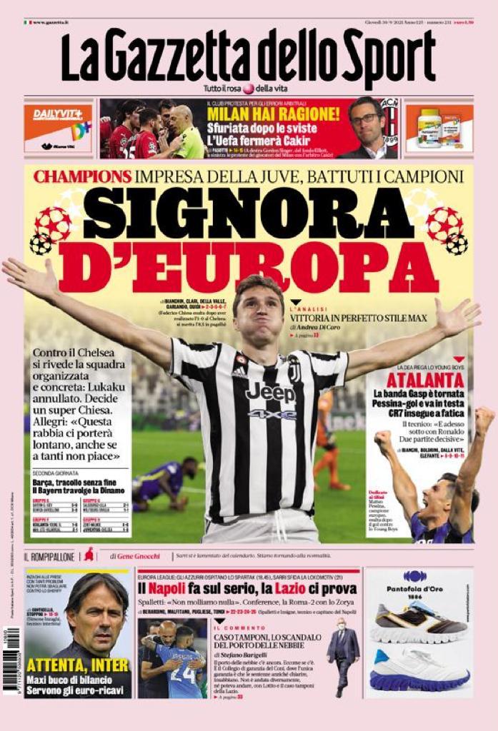 Rassegna stampa Juve: prime pagine quotidiani sportivi - 30 settembre 2021 43 WhatsApp Image 2021 09 30 at 07.06.13