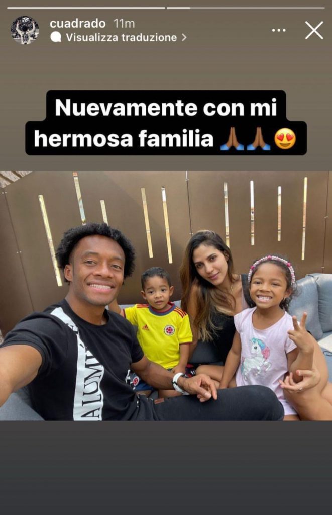 Cuadrado rientrato a Torino: il colombiano riabbraccia la famiglia - FOTO 39 ba8ebba9 b2ae 4cb2 869a 6a533f179821 1