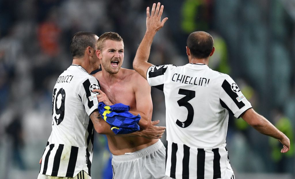 De Ligt, Bonucci e Chiellini