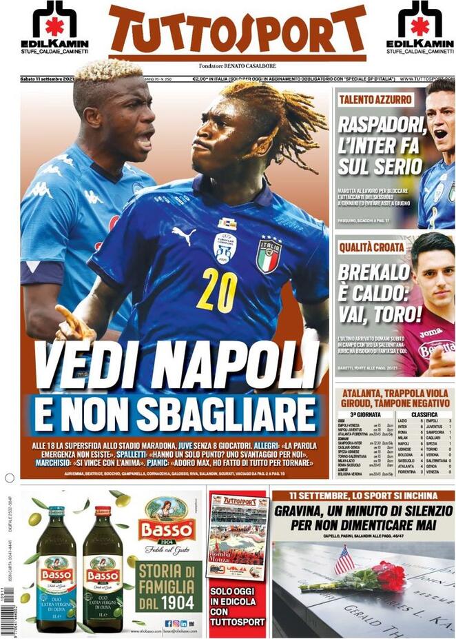 tuttosport 2021 09 11 613bdc8c2369e