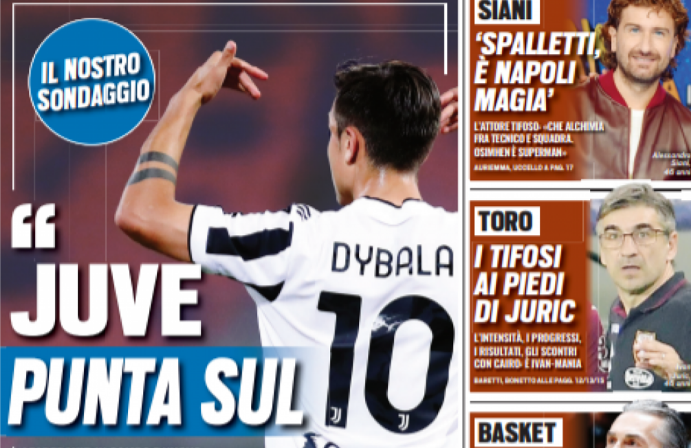 Rassegna stampa Juve: prime pagine quotidiani sportivi - 25 settembre 2021 42 tuttosport 25 settembre 1