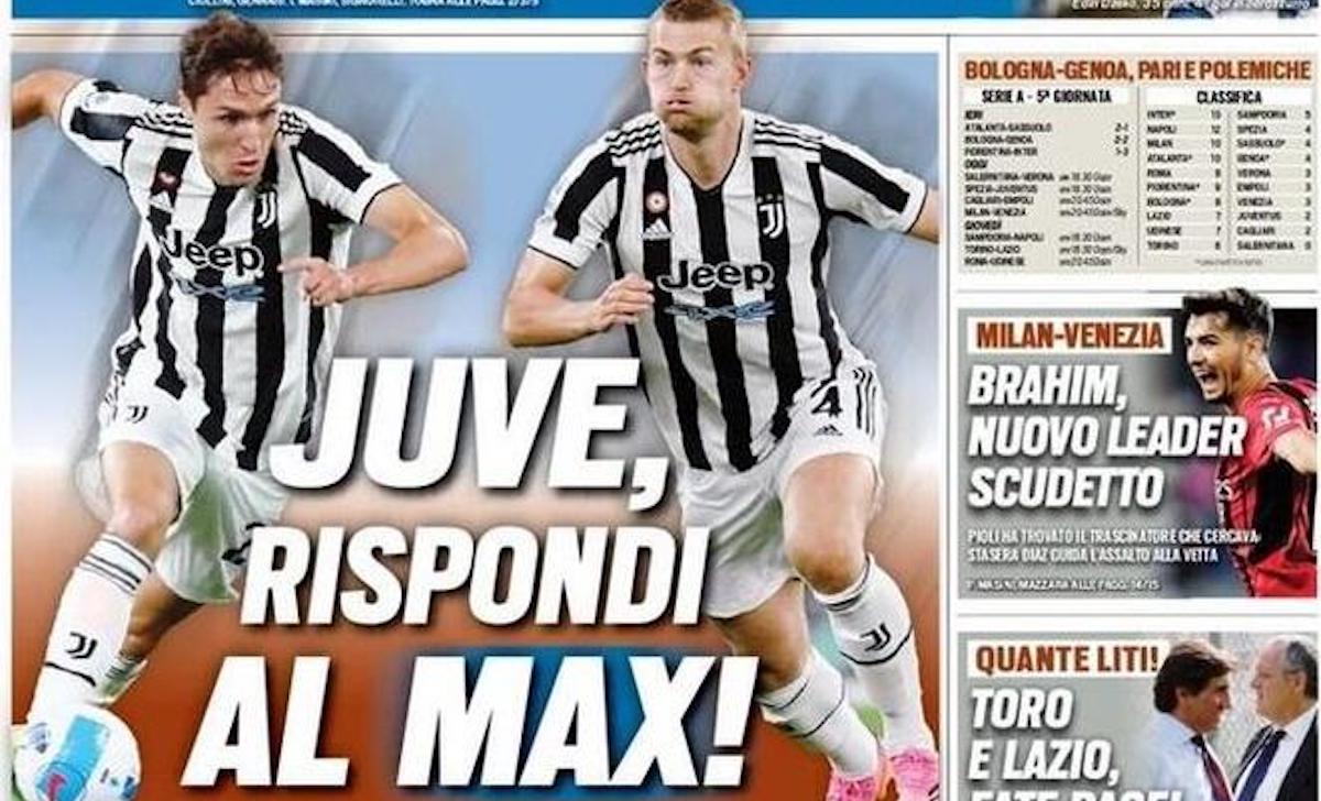 Rassegna stampa Juve: prime pagine quotidiani sportivi - 22 settembre 2021 42 tuttosport 4