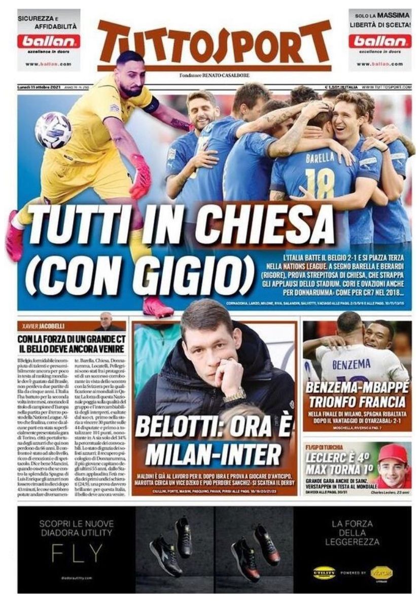Rassegna stampa Juve: prime pagine quotidiani sportivi - 11 ottobre 2021 43 IMG 20211011 WA0004