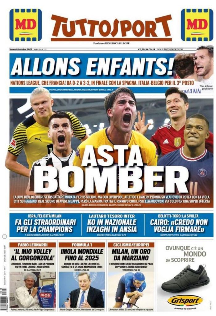 Rassegna stampa Juve: prime pagine quotidiani sportivi - 8 ottobre 2021 43 WhatsApp Image 2021 10 08 at 07.17.25