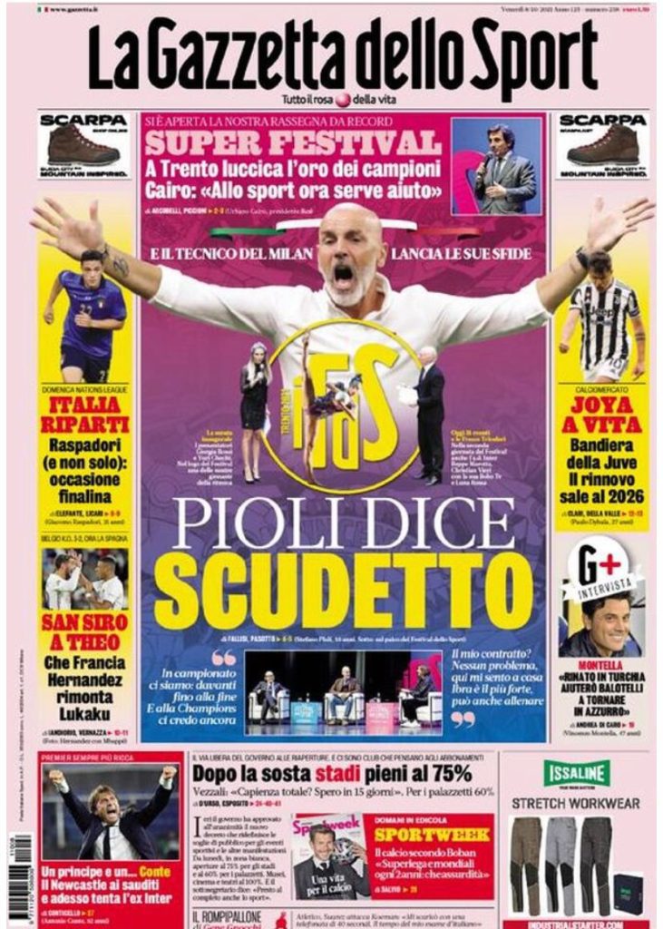 Rassegna stampa Juve: prime pagine quotidiani sportivi - 8 ottobre 2021 45 WhatsApp Image 2021 10 08 at 07.17.26