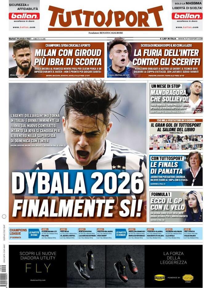 Rassegna stampa Juve: prime pagine quotidiani sportivi - 19 ottobre 2021 43 WhatsApp Image 2021 10 19 at 04.58.37