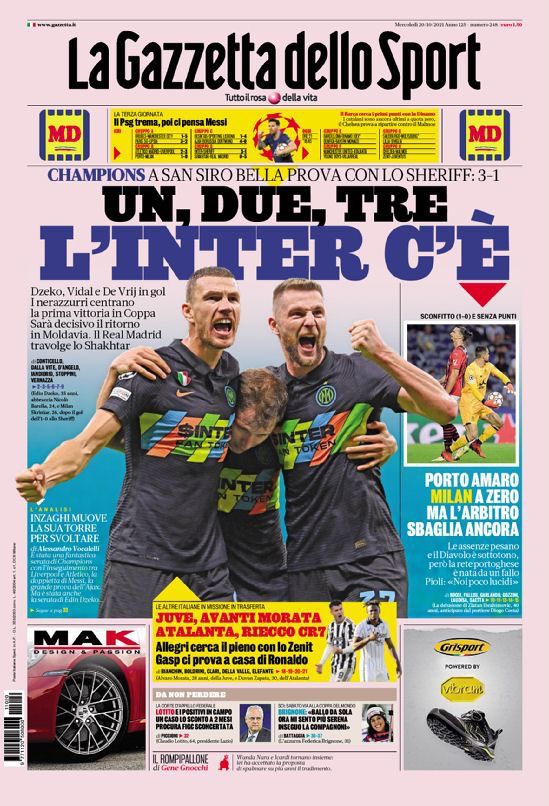 Rassegna stampa Juve: prime pagine quotidiani sportivi - 20 ottobre 2021 43 WhatsApp Image 2021 10 20 at 07.58.11