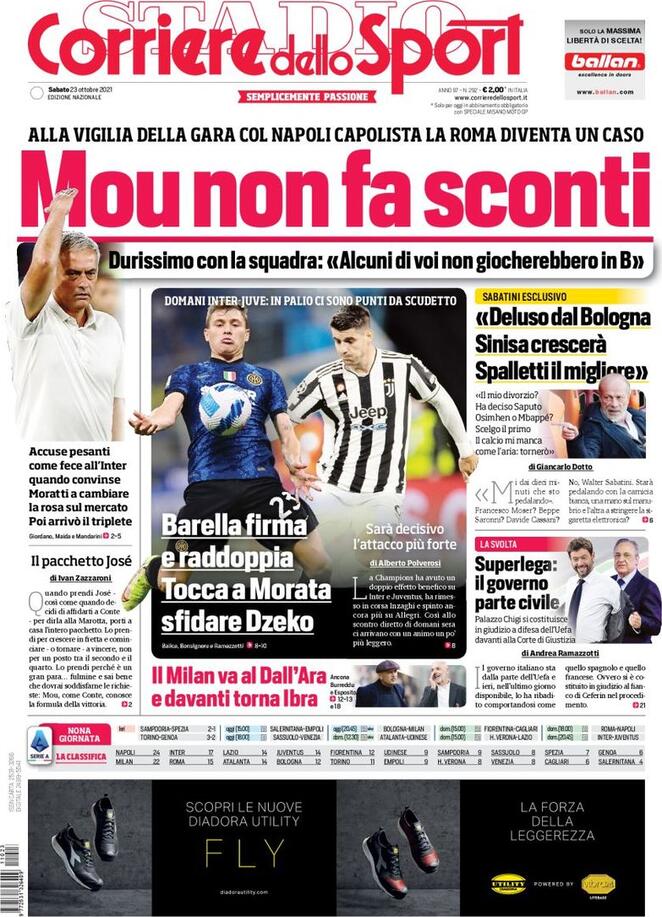 Rassegna stampa Juve: prime pagine quotidiani sportivi - 23 ottobre 2021 44 WhatsApp Image 2021 10 23 at 07.42.41
