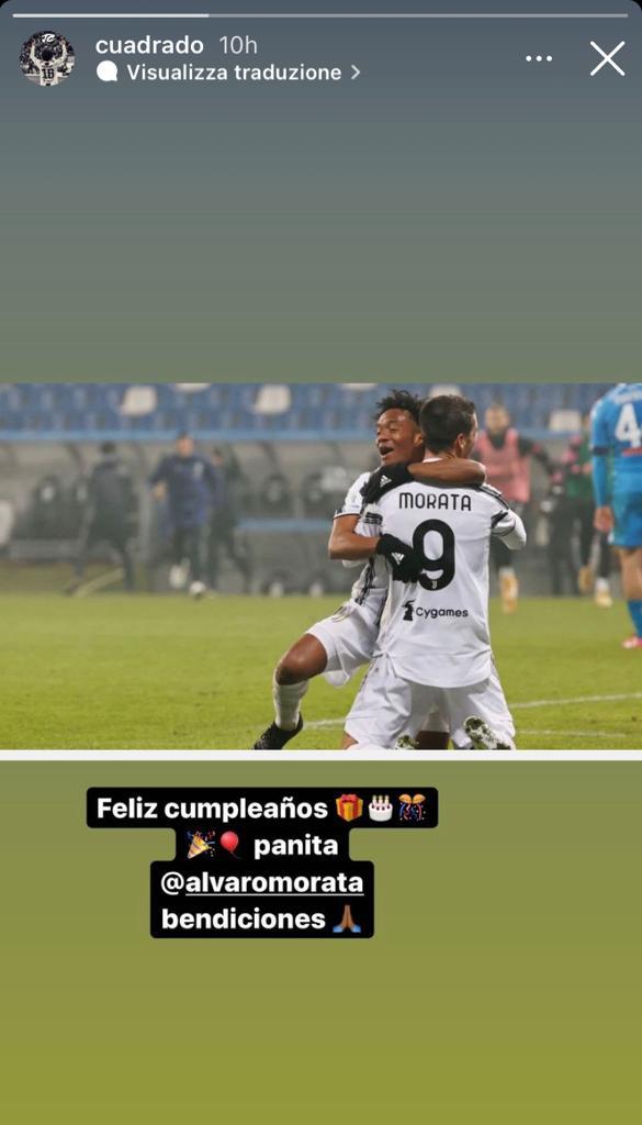 Compleanno Morata, festa nello spogliatoio Juve: tutti i messaggi - GALLERY 5 WhatsApp Image 2021 10 23 at 20.54.56