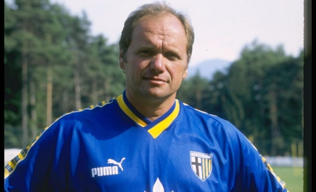 A portrait of Ciaschini the trainer of parma