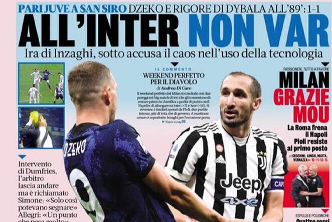 Rassegna stampa Juve: prime pagine quotidiani sportivi - 25 ottobre 2021 42 la gazzetta dello sport 2021 10 25 6175e57e3ec65 1