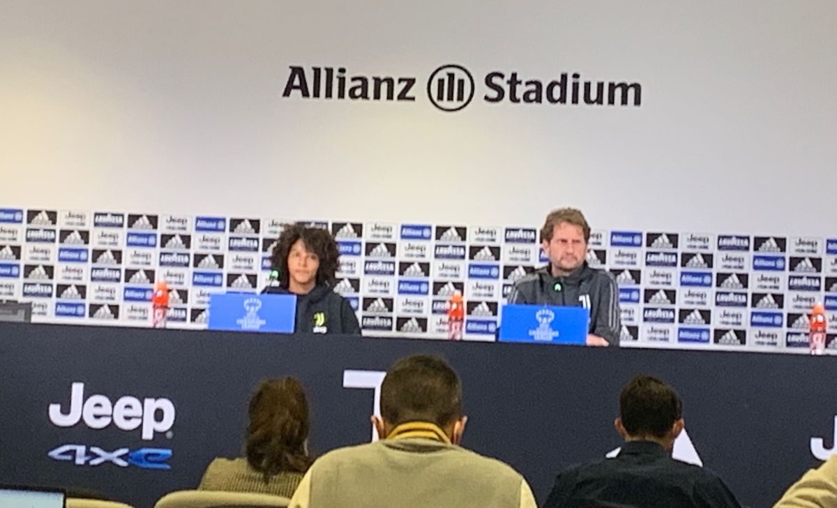 Conferenza stampa Juventus Women pre Chelsea: «Possiamo giocarcela» 36 montemurro sara gama conferenza